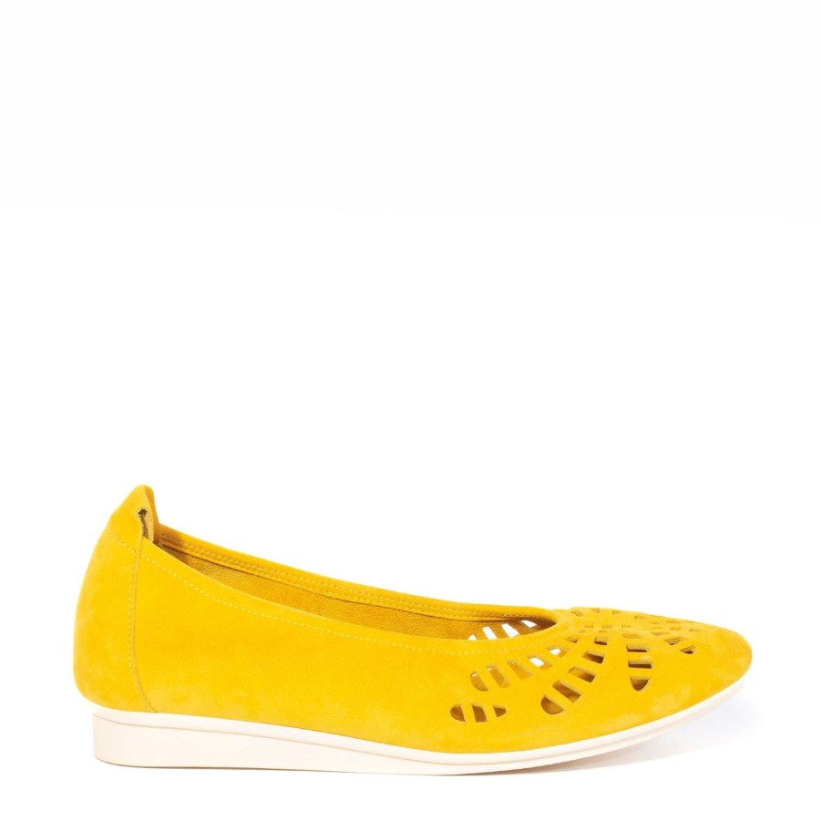 Flats & Sandals ARCHE | Niniza Yellow Yellow Nubuck