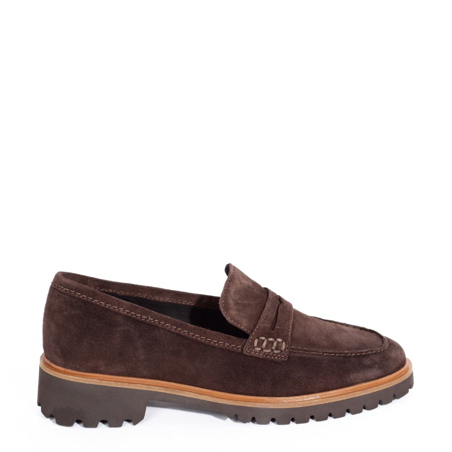 Flats & Sandals ARA | 31201 Chocolate Suede Choc Suede