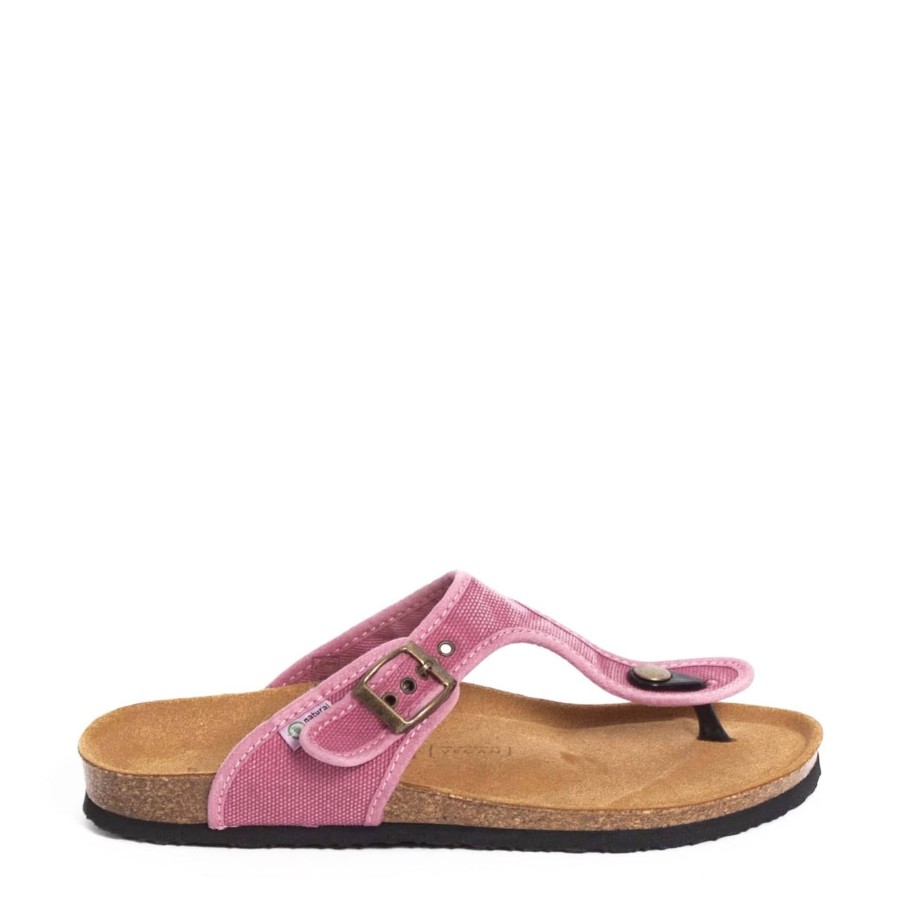 Flats & Sandals NATURAL WORLD | Noumea Pink Light Pink Wash