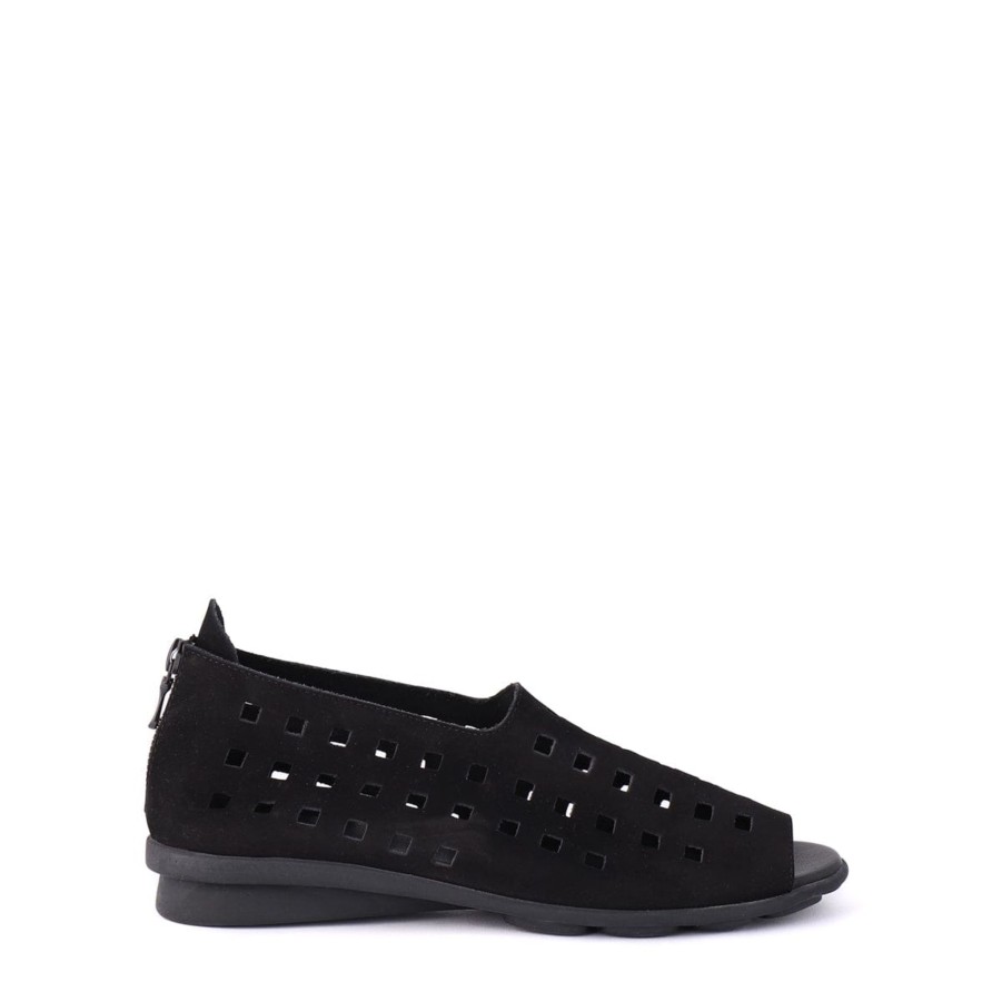 Flats & Sandals ARCHE | Drick Black Nubuck