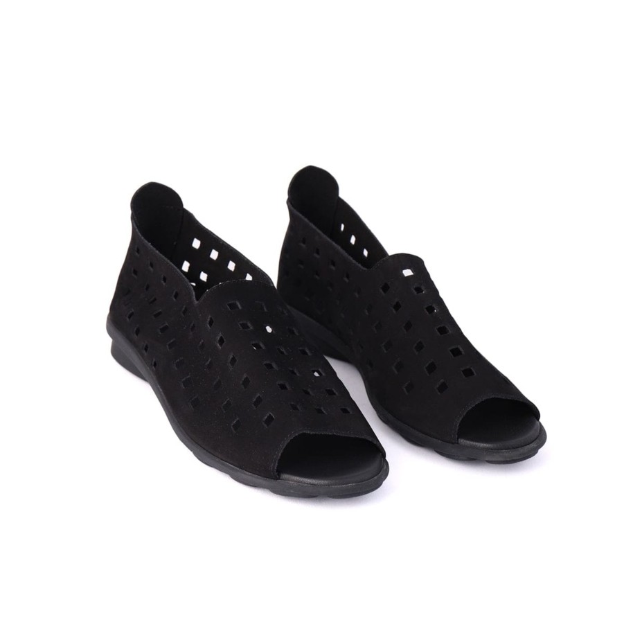 Flats & Sandals ARCHE | Drick Black Nubuck