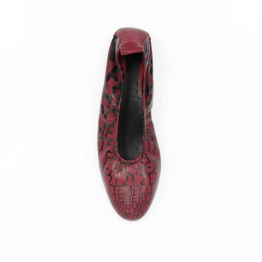 Flats & Sandals ARCHE | Laius Letter Print Burgundy Multi