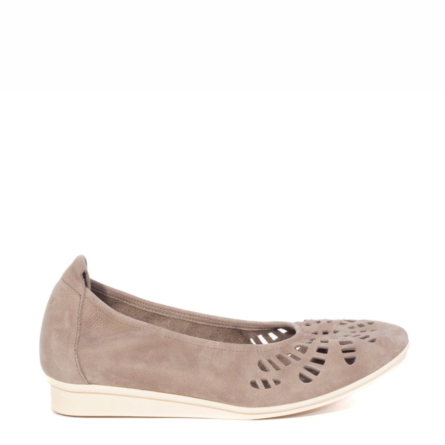 Flats & Sandals ARCHE | Niniza Taupe Nubuck