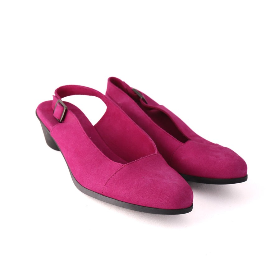 Flats & Sandals ARCHE | Cynine Magenta Nubuck