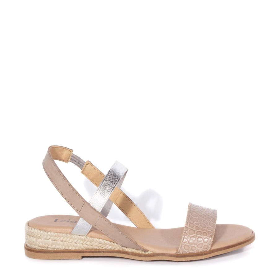 Flats & Sandals LEISURES | Hallien Neutral Nude Snake Multi