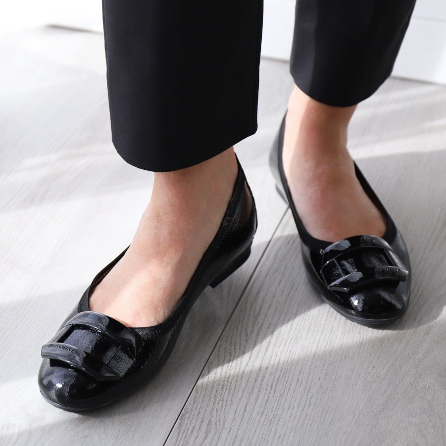 Flats & Sandals HISPANITAS | Satchie Black Black Patent