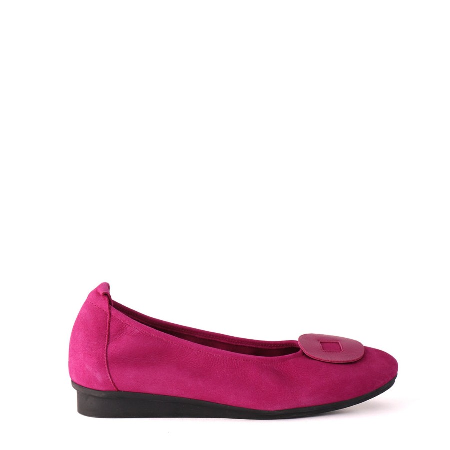 Flats & Sandals ARCHE | Ninaya Magenta Nubuck