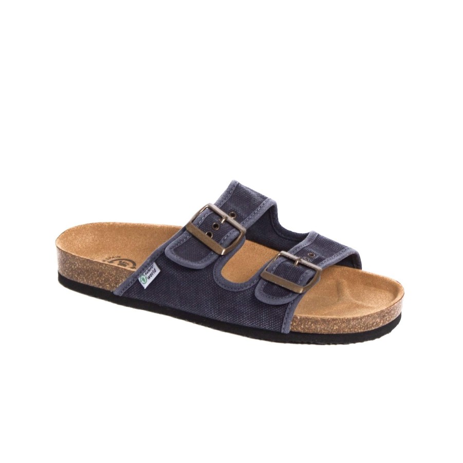 Flats & Sandals NATURAL WORLD | Narita Navy Navy Wash