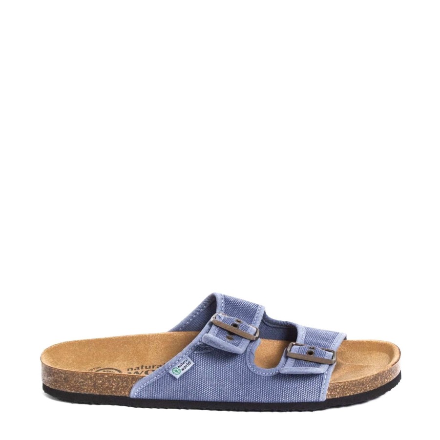 Flats & Sandals NATURAL WORLD | Narita Denim Denim Wash