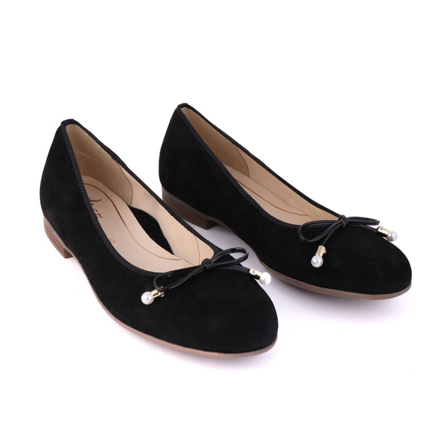 Flats & Sandals ARA | 31324 Black Suede