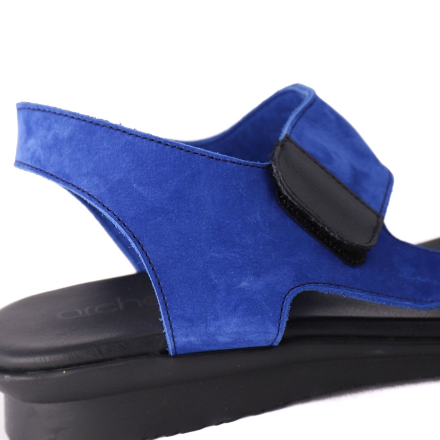 Flats & Sandals ARCHE | Aurana Cobalt Nubuck