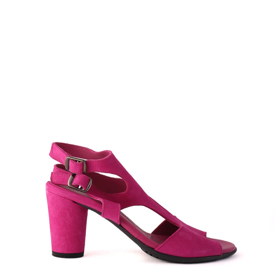 Flats & Sandals ARCHE | Leimak Magenta Nubuck