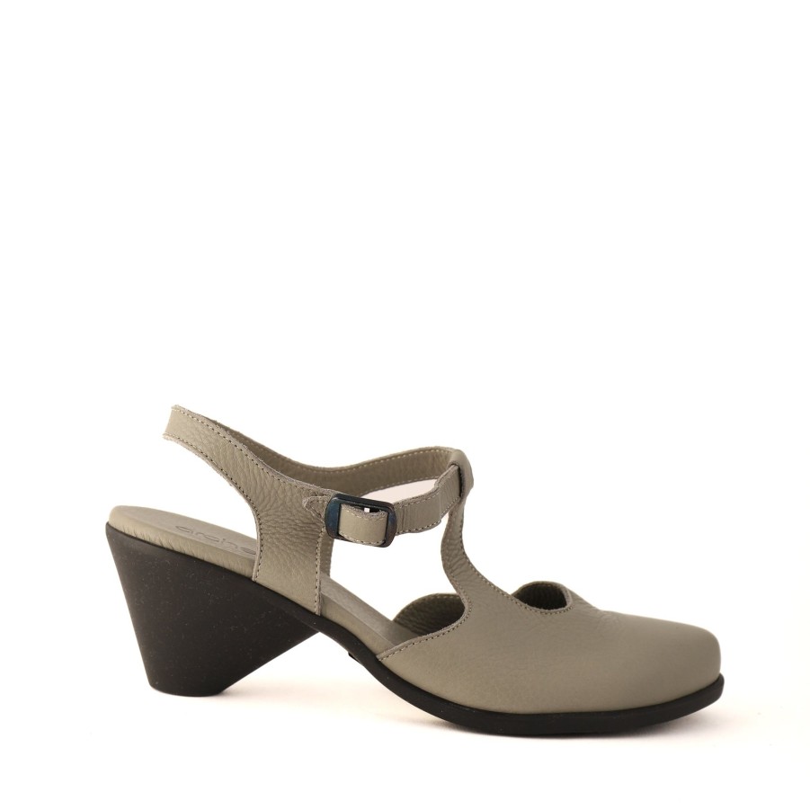 Flats & Sandals ARCHE | Naokya Grey Leather