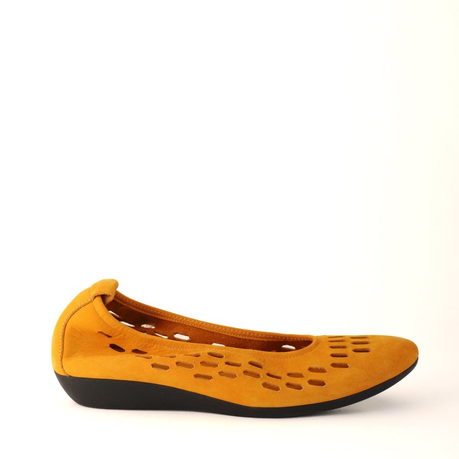 Flats & Sandals ARCHE | Onizza Mustard Nubuck