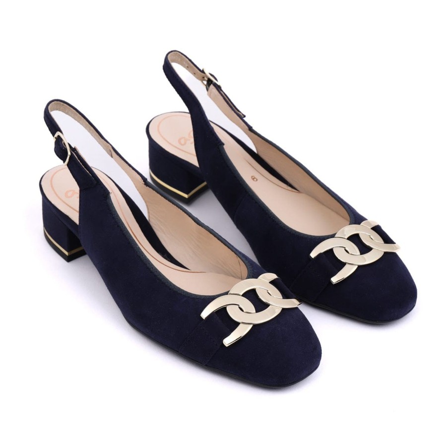 Flats & Sandals ARA | 11802 Navy Suede