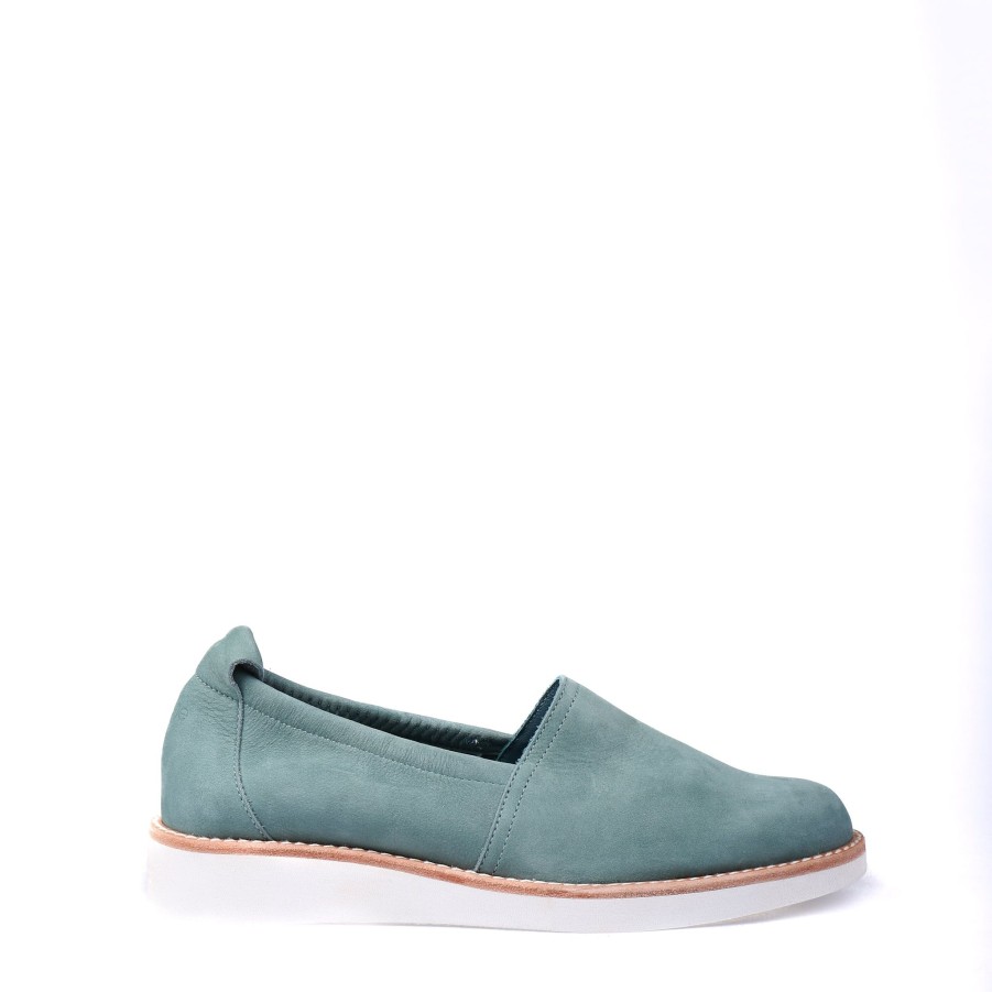 Flats & Sandals ARCHE | Danahe Teal Nubuck