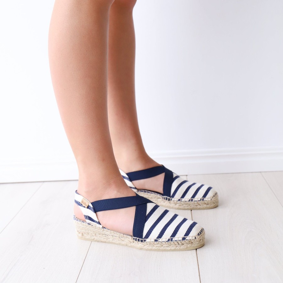 Flats & Sandals TONI PONS | Verges Ecru Navy